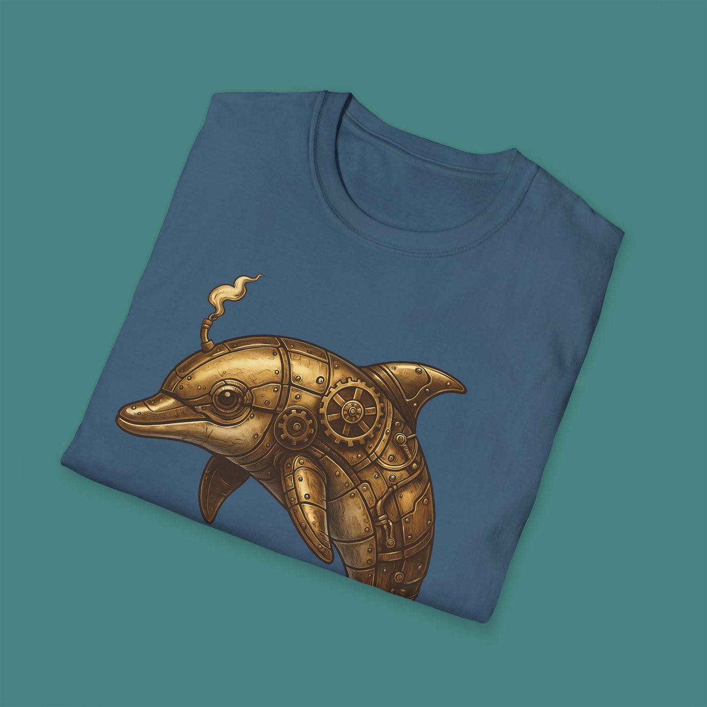 Steampunk Mechanical Dolphin Unisex T-Shirt