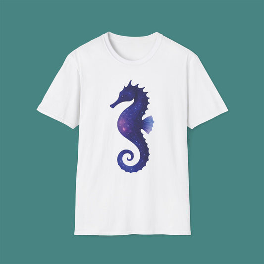 Cosmic Galaxy Seahorse Unisex T-Shirt