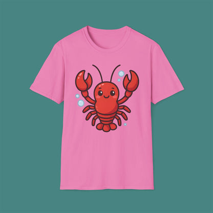 Cartoon Cute Lobster Unisex T-Shirt