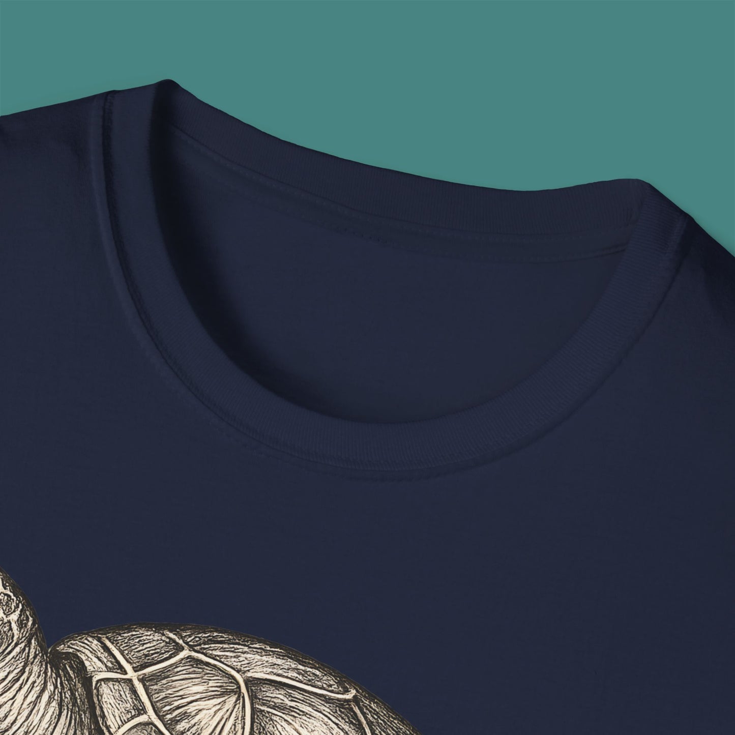 Vintage Etching Turtle Unisex T-Shirt