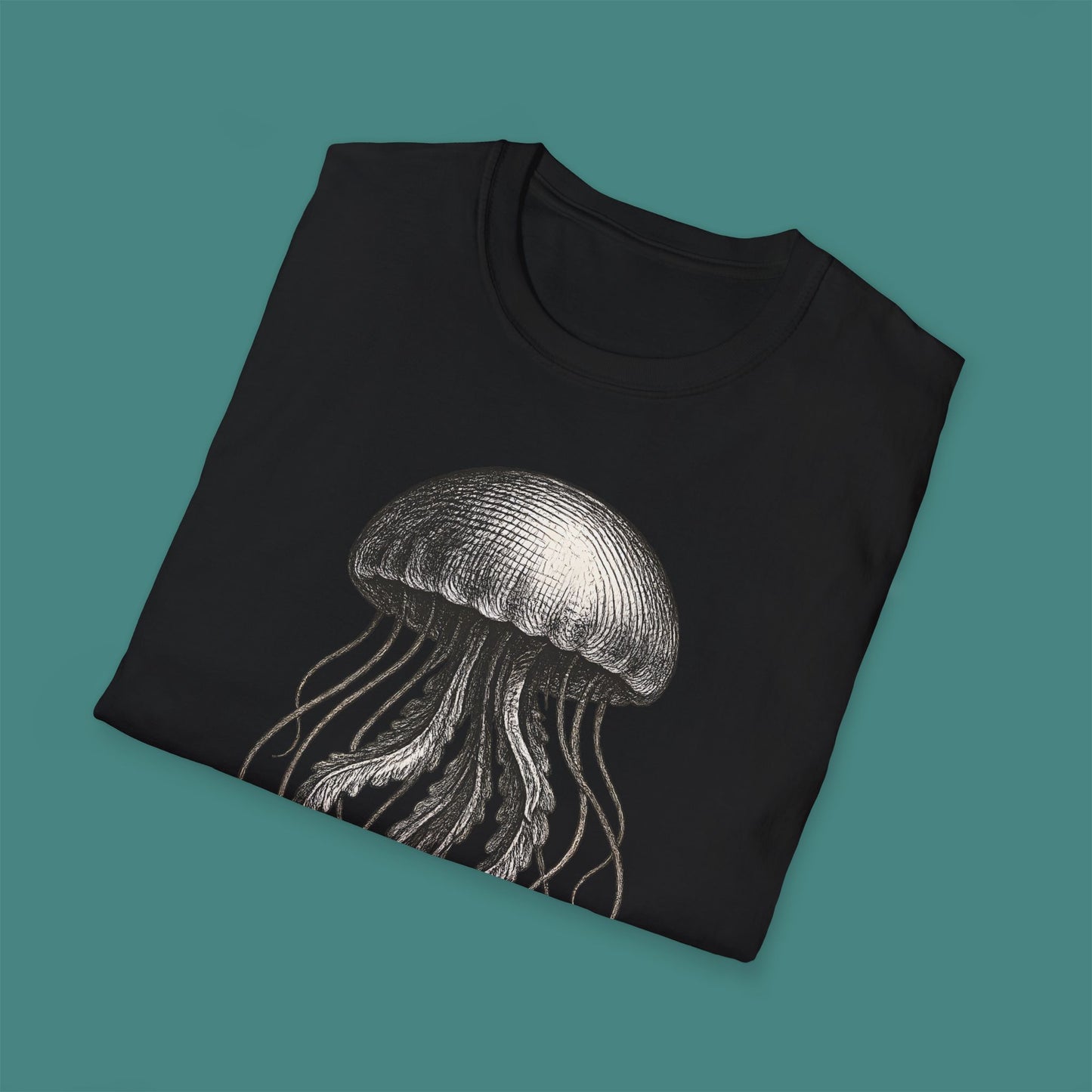 Vintage Etching Jellyfish Unisex T-Shirt