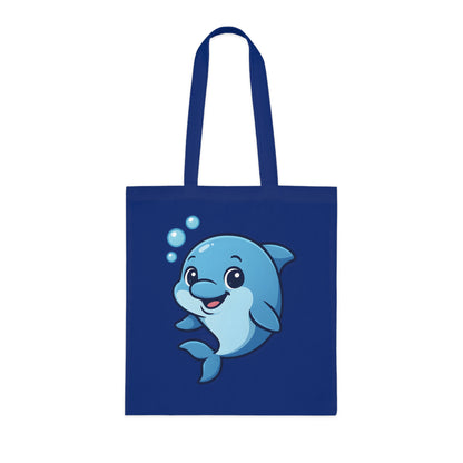 Cartoon Cute Dolphin Tote Bag