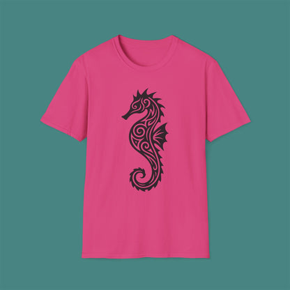 Tribal Tattoo Seahorse Unisex T-Shirt