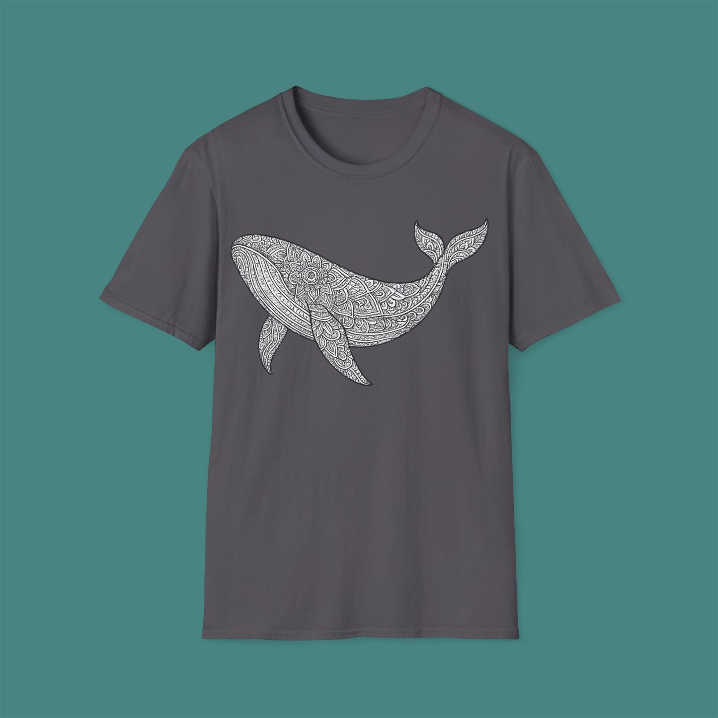Intricate Mandala Whale Unisex T-Shirt