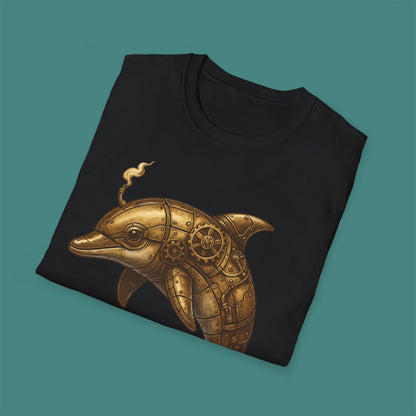 Steampunk Mechanical Dolphin Unisex T-Shirt