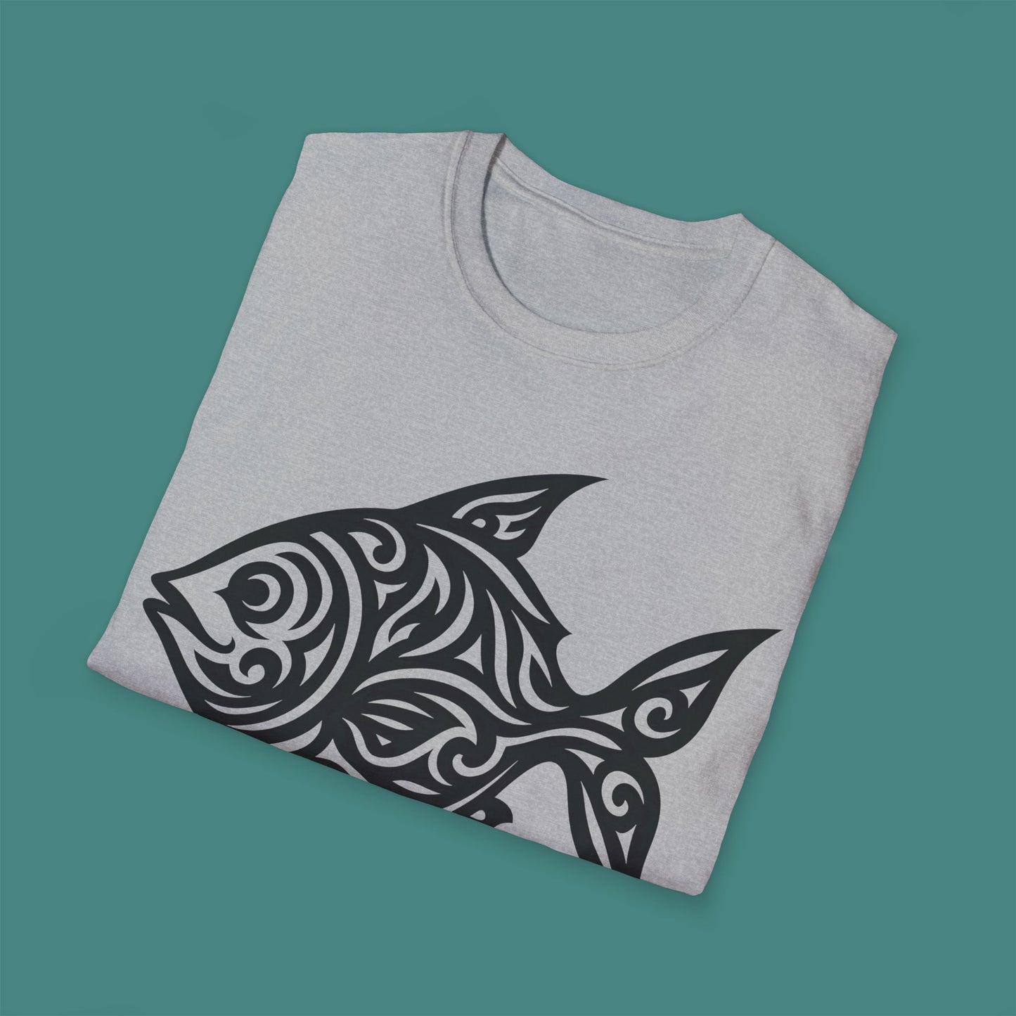 Tribal Tattoo Fish Unisex T-Shirt