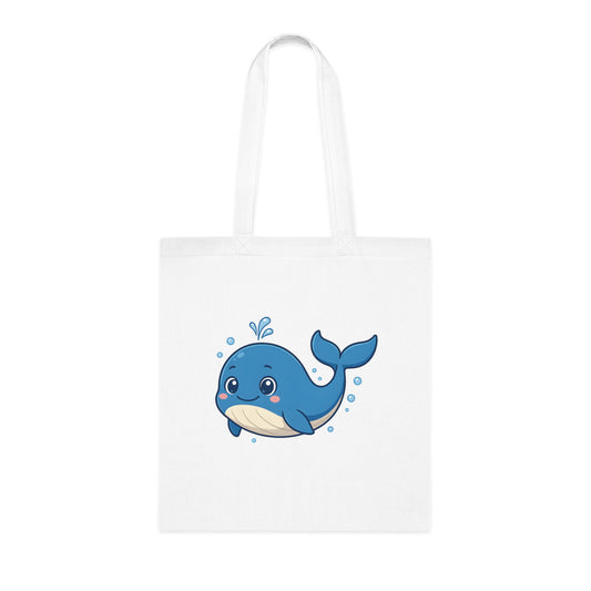 Cartoon Cute Whale Tote Bag