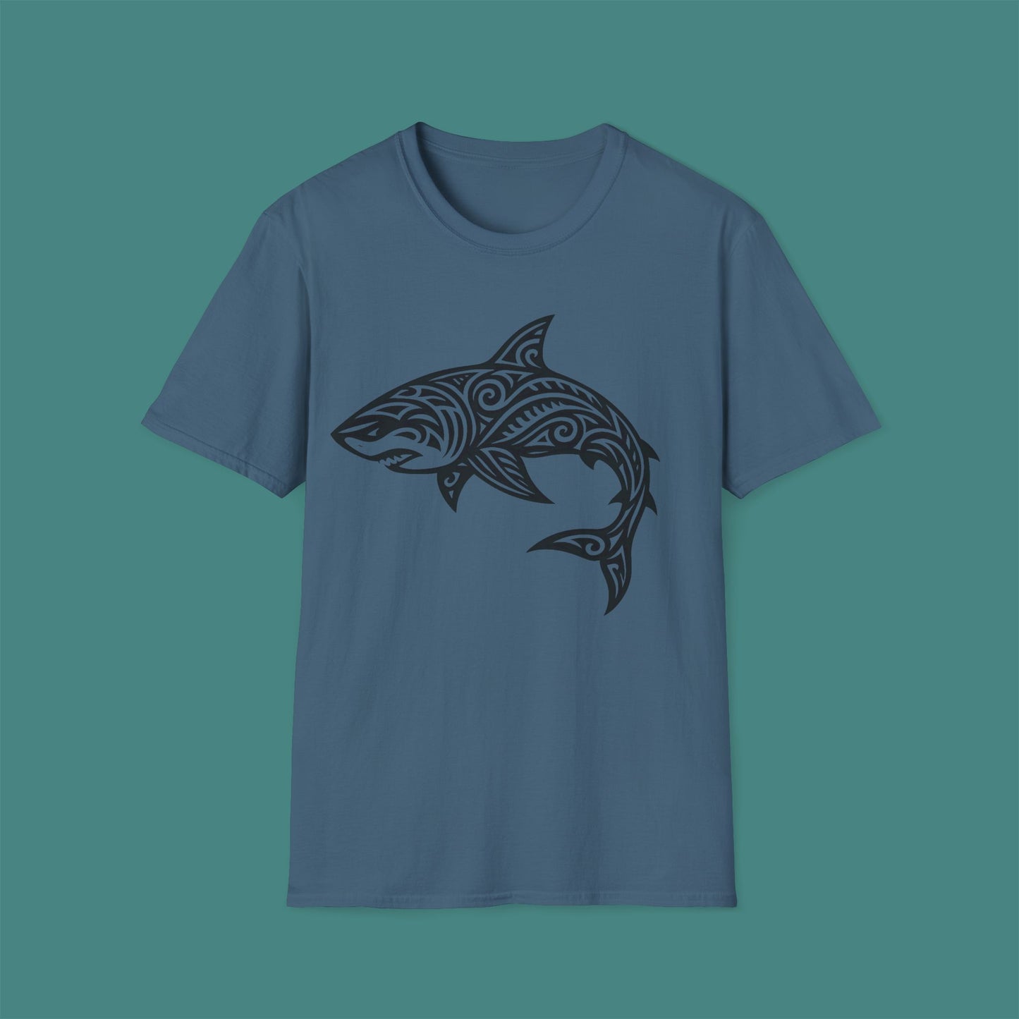 Tribal Tattoo Shark Unisex T-Shirt