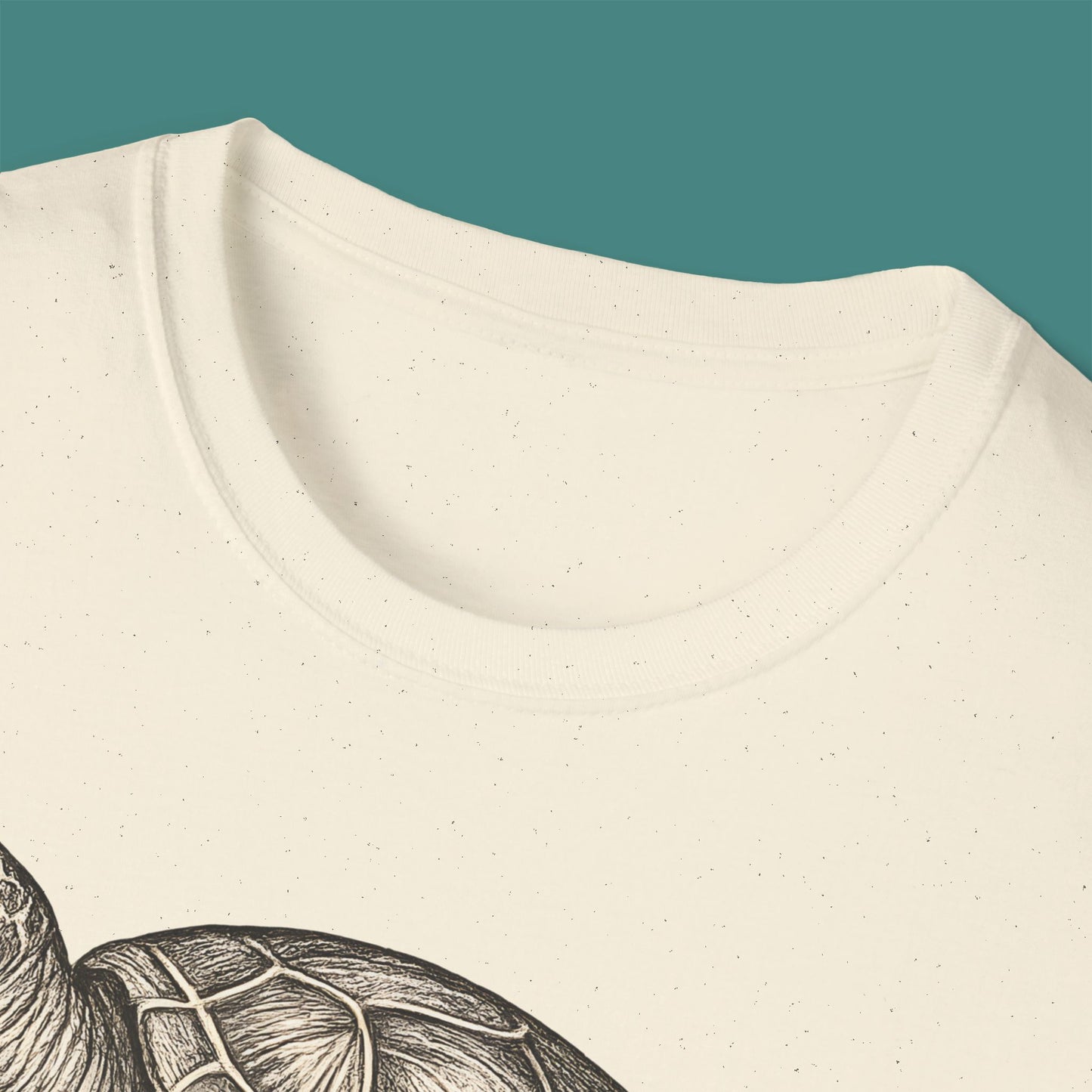 Vintage Etching Turtle Unisex T-Shirt