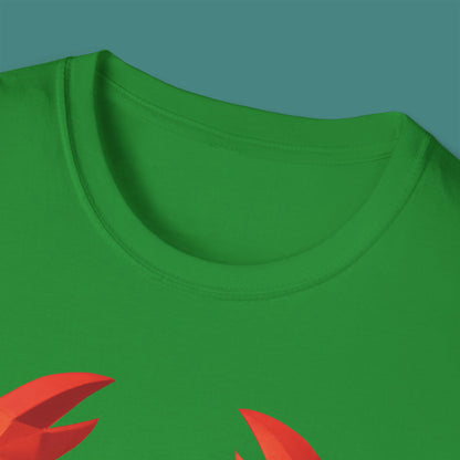 Geometric Polygon Crab Unisex T-Shirt