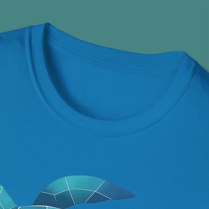 Geometric Polygon Turtle Unisex T-Shirt