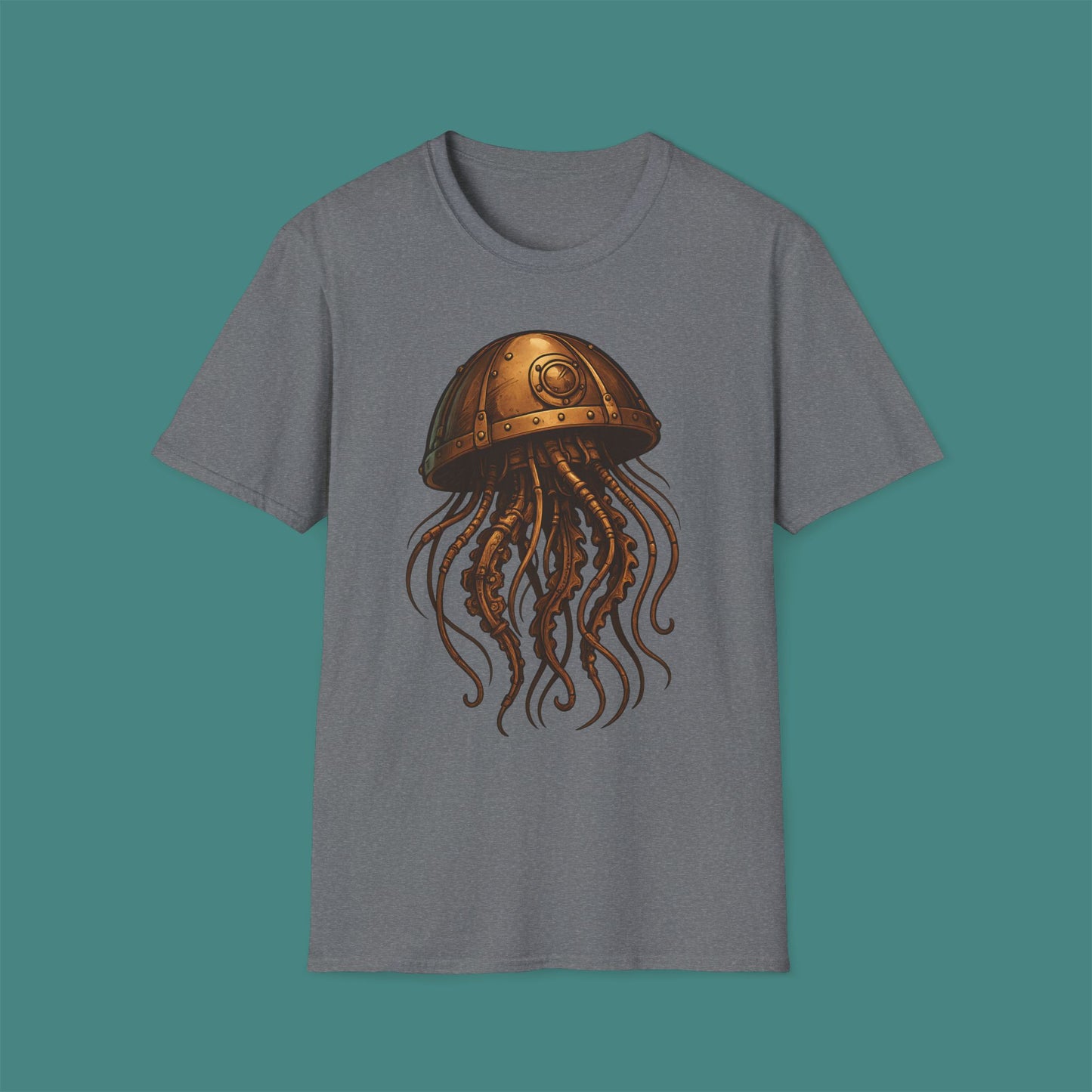 Steampunk Mechanical Jellyfish Unisex T-Shirt