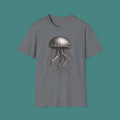 Vintage Etching Jellyfish Unisex T-Shirt