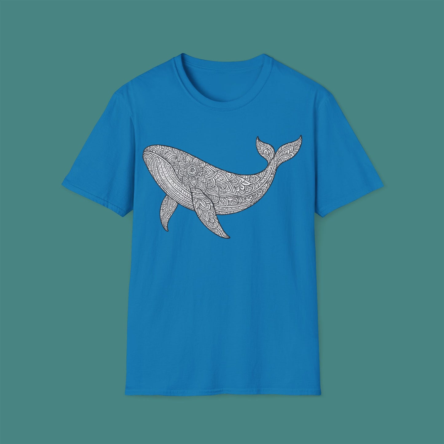 Intricate Mandala Whale Unisex T-Shirt