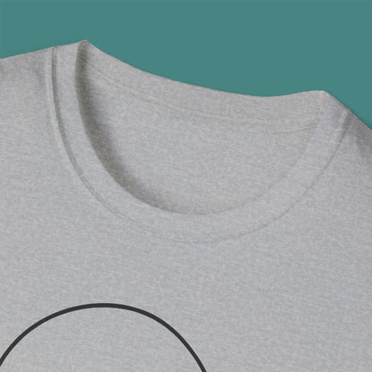 Minimalist Line Art Jellyfish Unisex T-Shirt