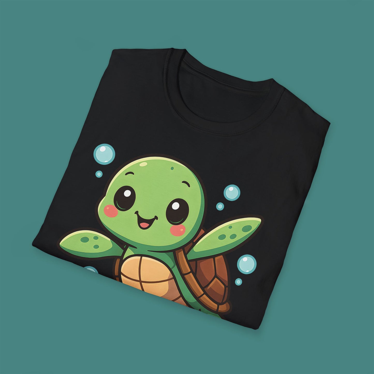 Cartoon Cute Turtle Unisex T-Shirt
