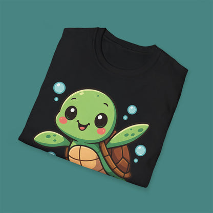 Cartoon Cute Turtle Unisex T-Shirt