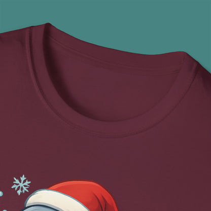 Christmas Dolphin Unisex T-Shirt