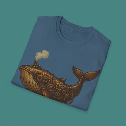Steampunk Mechanical Whale Unisex T-Shirt
