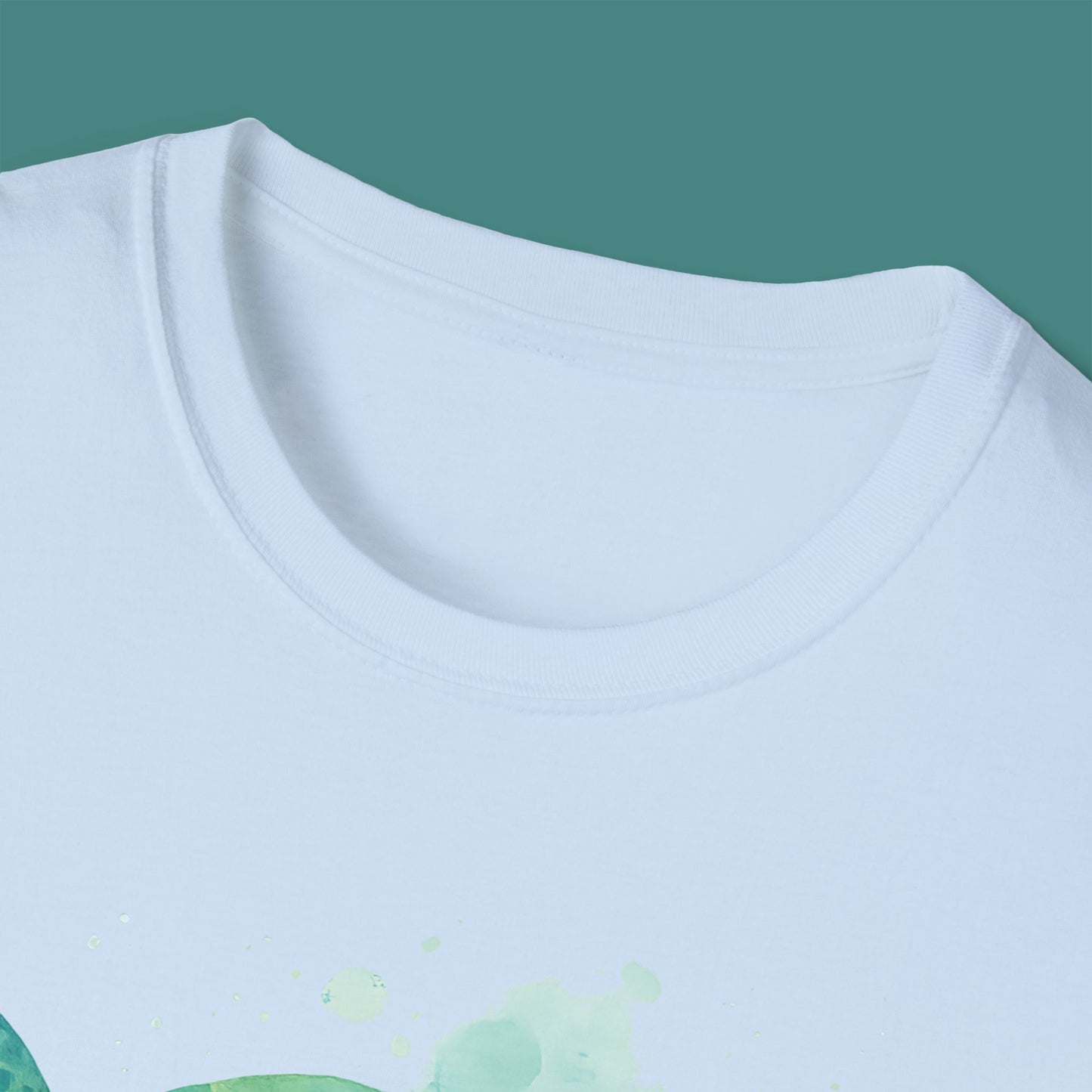 Watercolor Splash Turtle Unisex T-Shirt