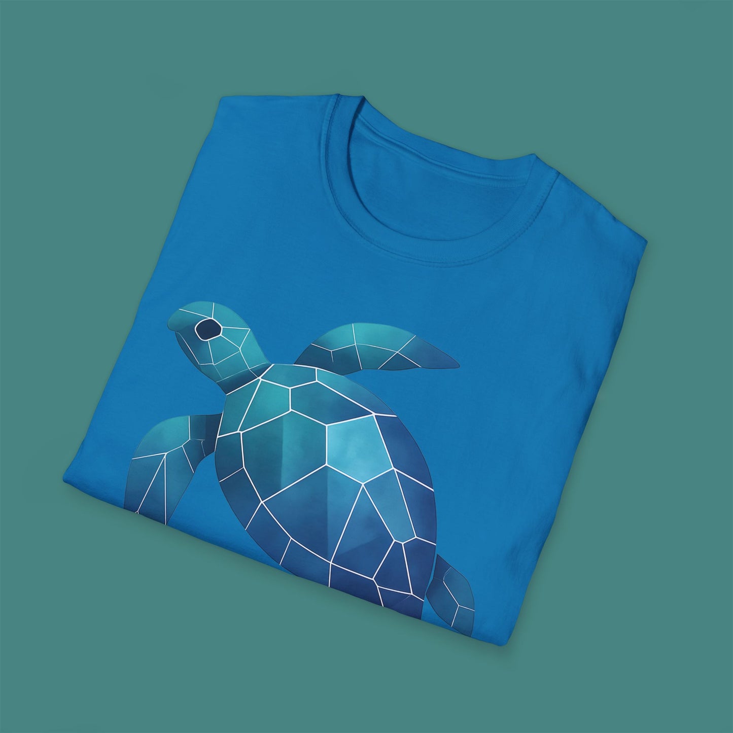 Geometric Polygon Turtle Unisex T-Shirt