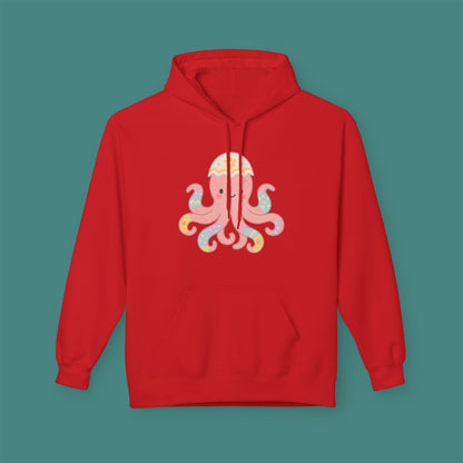 Easter Octopus Fleece Unisex Hoodie