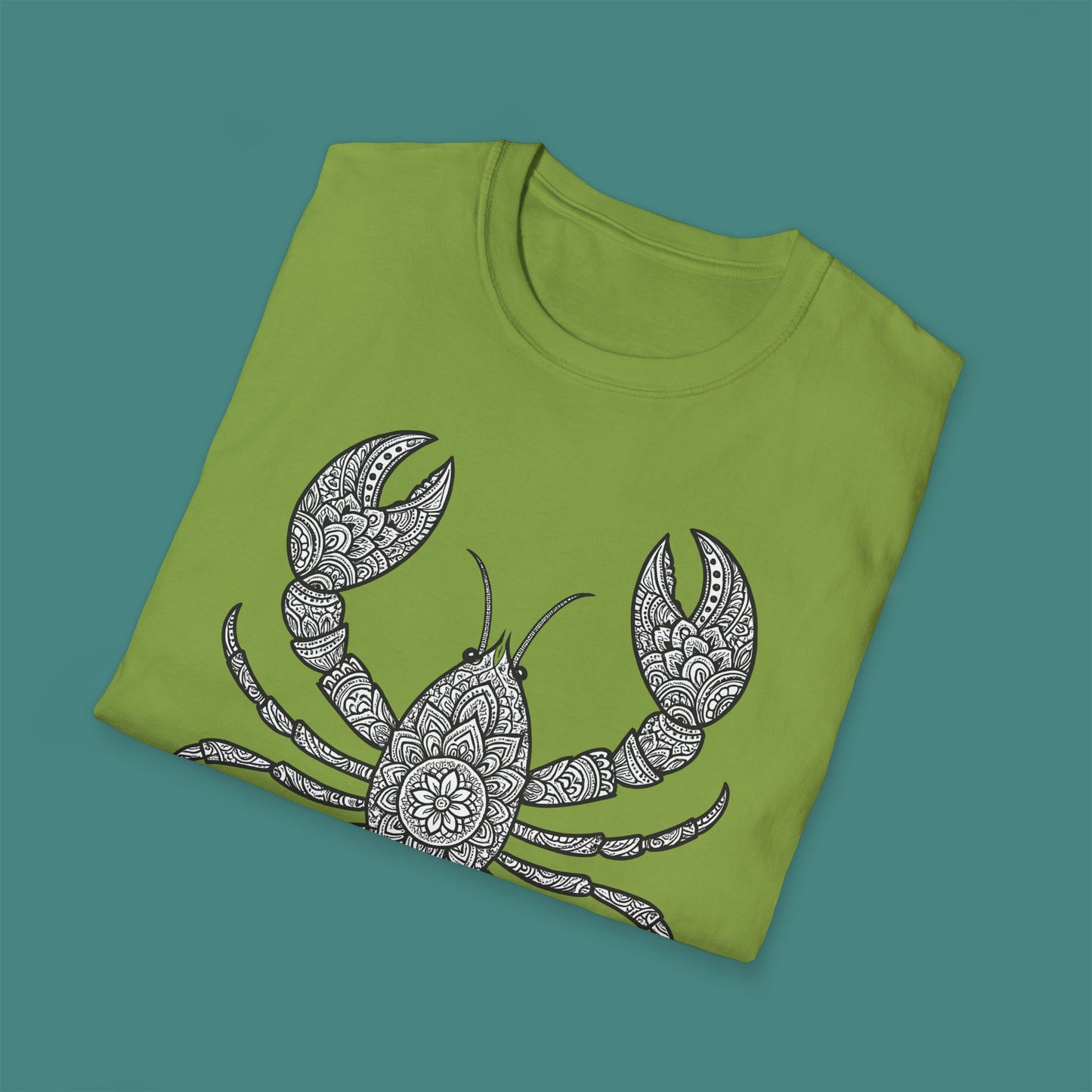 Intricate Mandala Lobster Unisex T-Shirt
