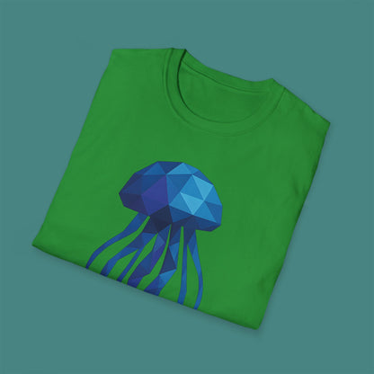 Geometric Polygon Jellyfish Unisex T-Shirt