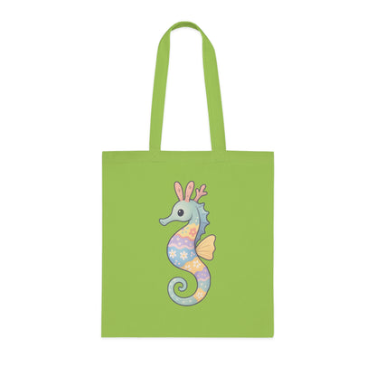 Easter Seahorse Tote Bag
