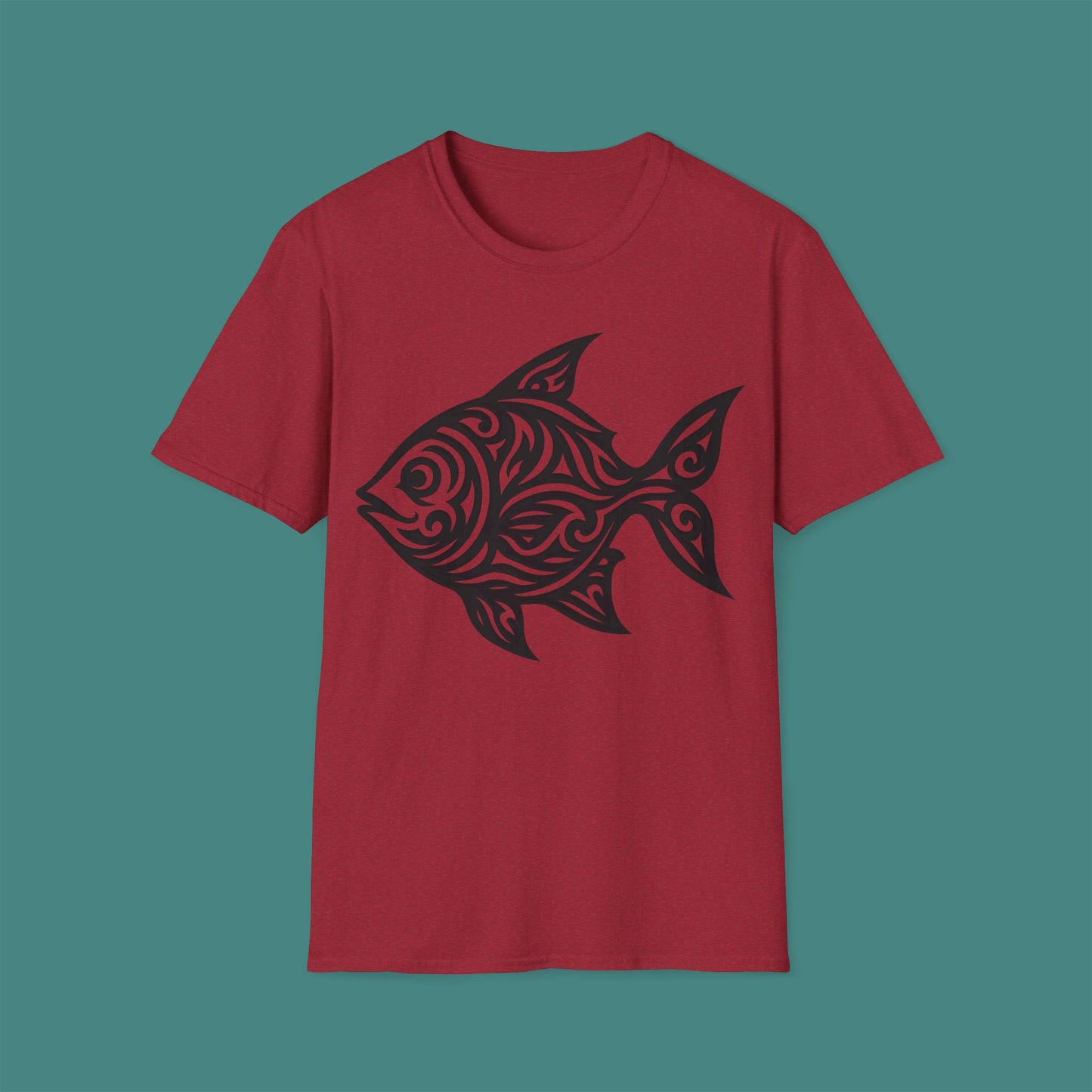 Tribal Tattoo Fish Unisex T-Shirt
