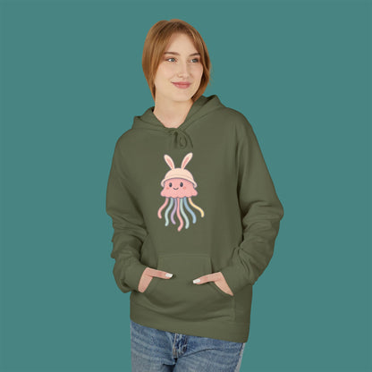 Easter Jellyfish Fleece Unisex Hoodie