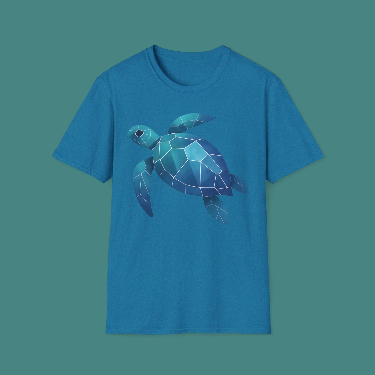 Geometric Polygon Turtle Unisex T-Shirt