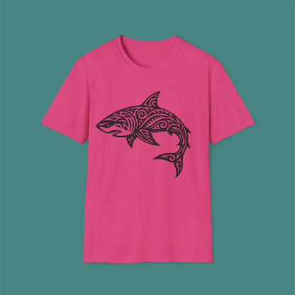 Tribal Tattoo Shark Unisex T-Shirt