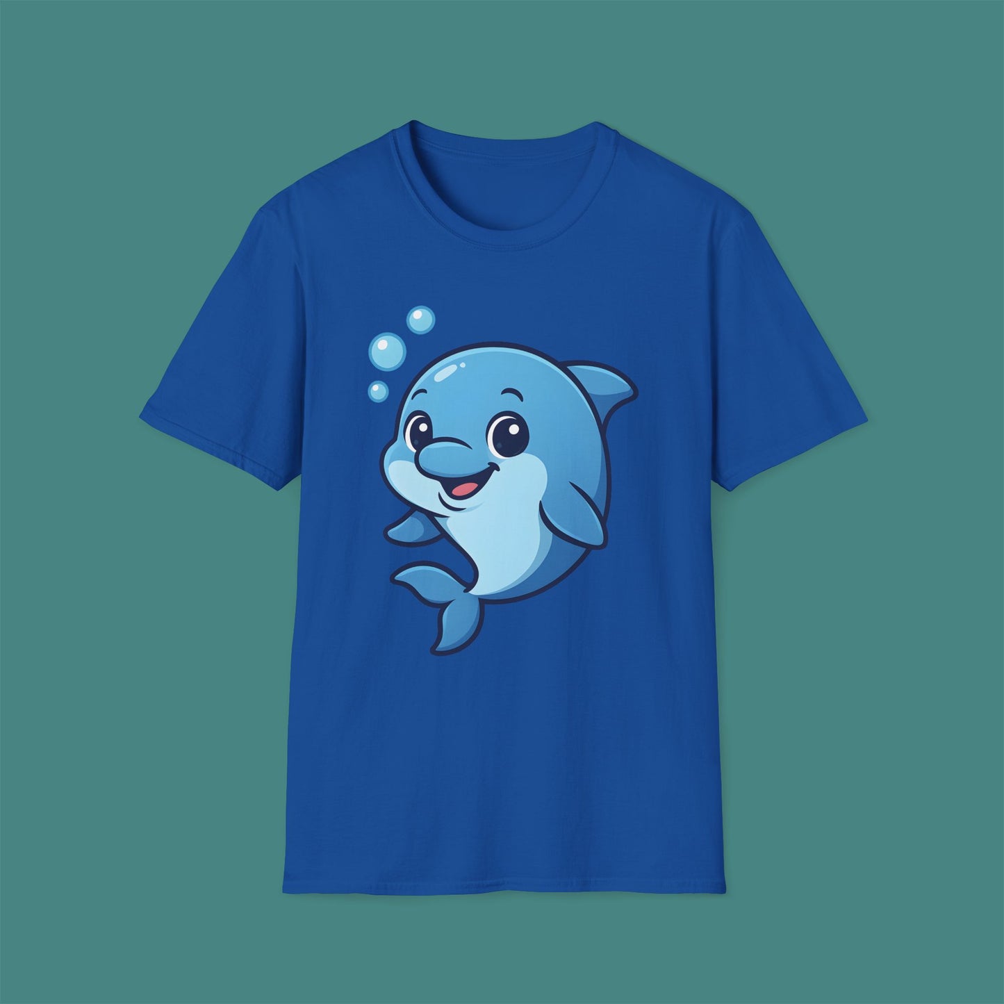 Cartoon Cute Dolphin Unisex T-Shirt
