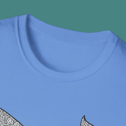 Intricate Mandala Whale Unisex T-Shirt