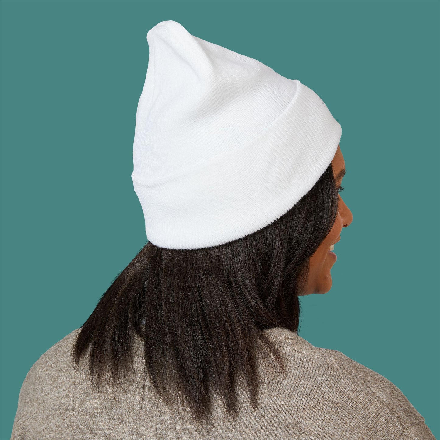 Minimalist Line Art Octopus Embroidered Beanie
