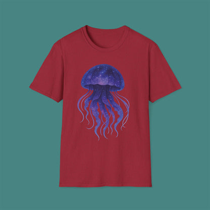 Cosmic Galaxy Jellyfish Unisex T-Shirt
