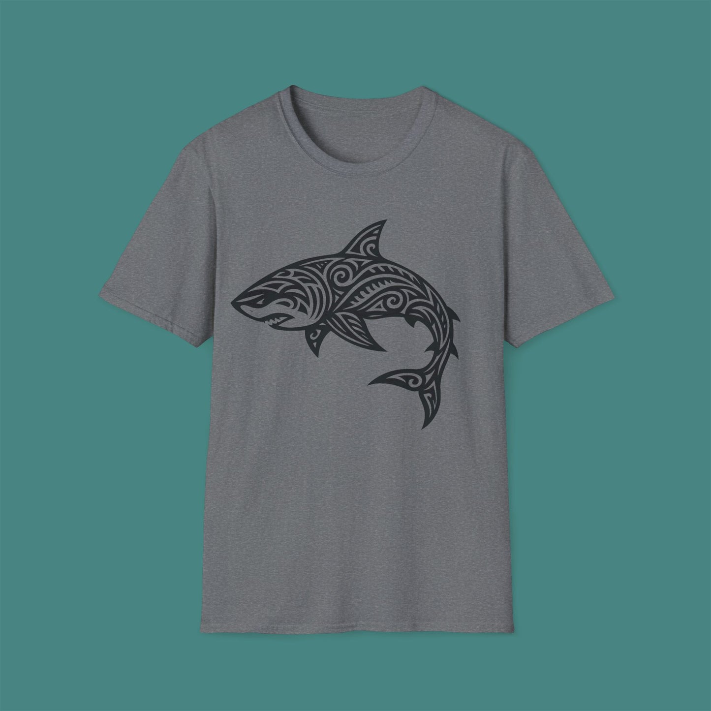Tribal Tattoo Shark Unisex T-Shirt