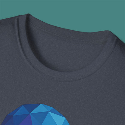 Geometric Polygon Jellyfish Unisex T-Shirt