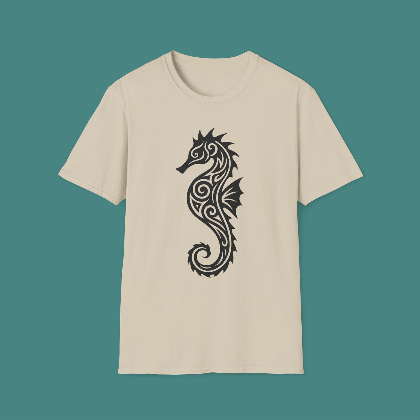 Tribal Tattoo Seahorse Unisex T-Shirt