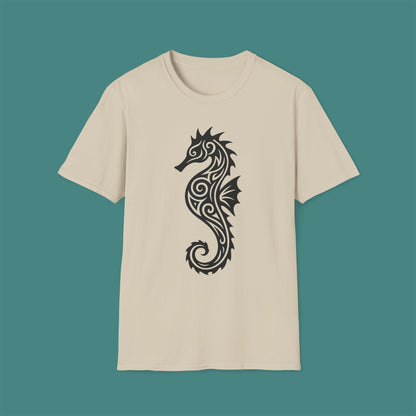 Tribal Tattoo Seahorse Unisex T-Shirt