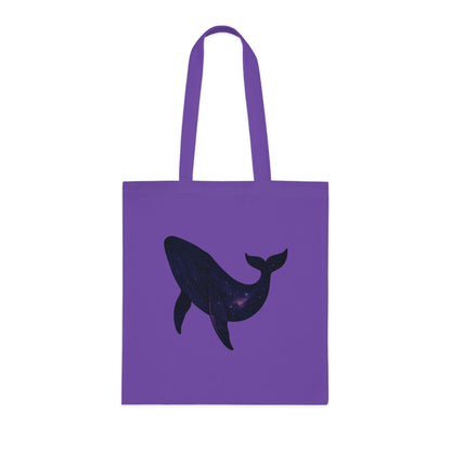 Cosmic Galaxy Whale Tote Bag