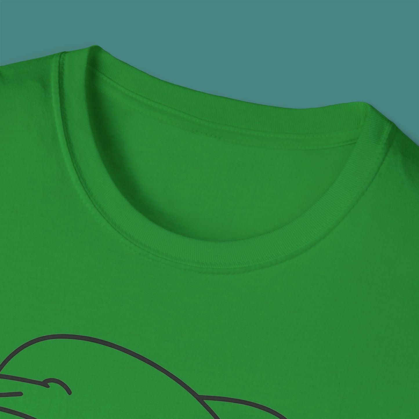 Minimalist Line Art Dolphin Unisex T-Shirt