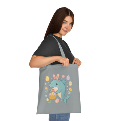 Easter Dolphin Tote Bag