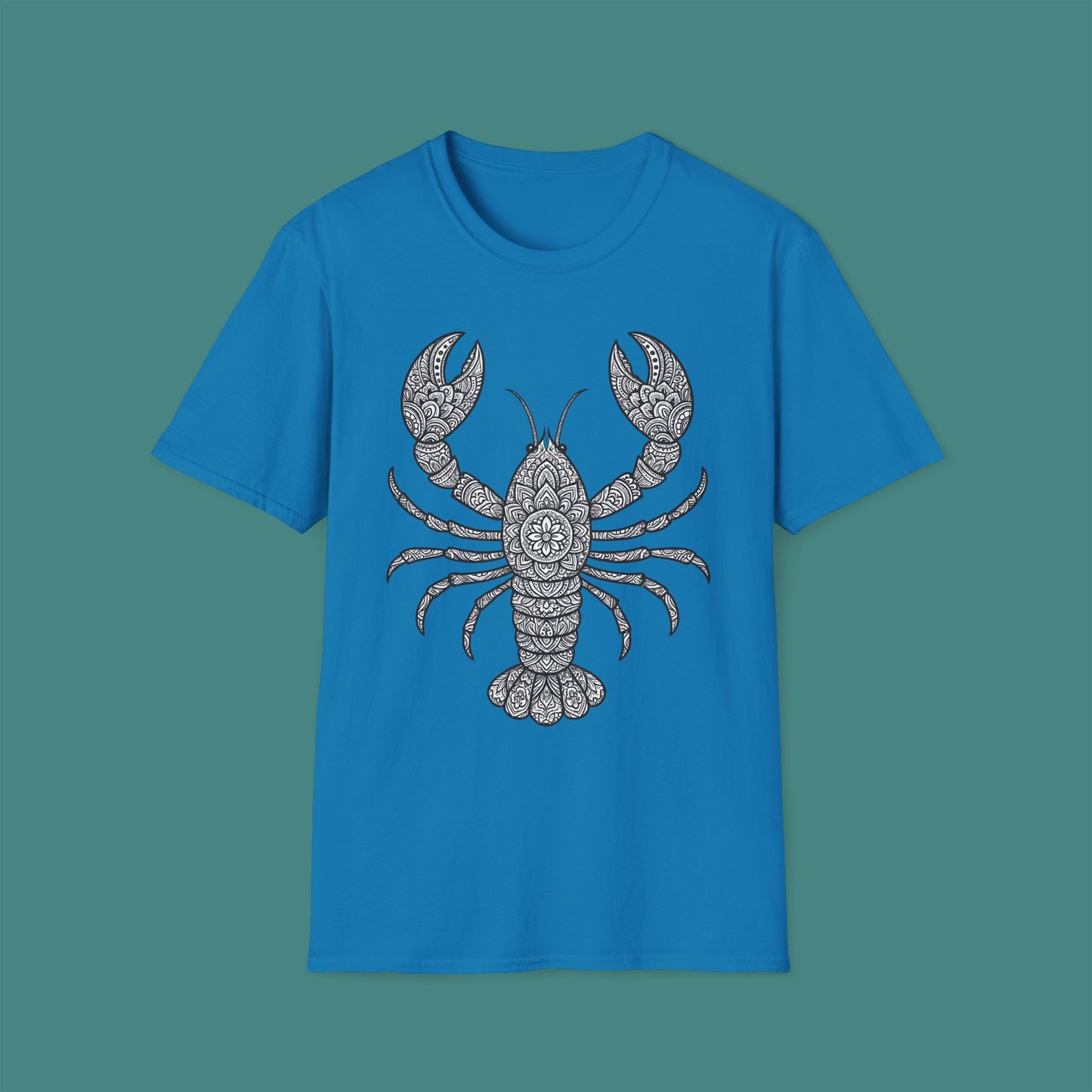 Intricate Mandala Lobster Unisex T-Shirt
