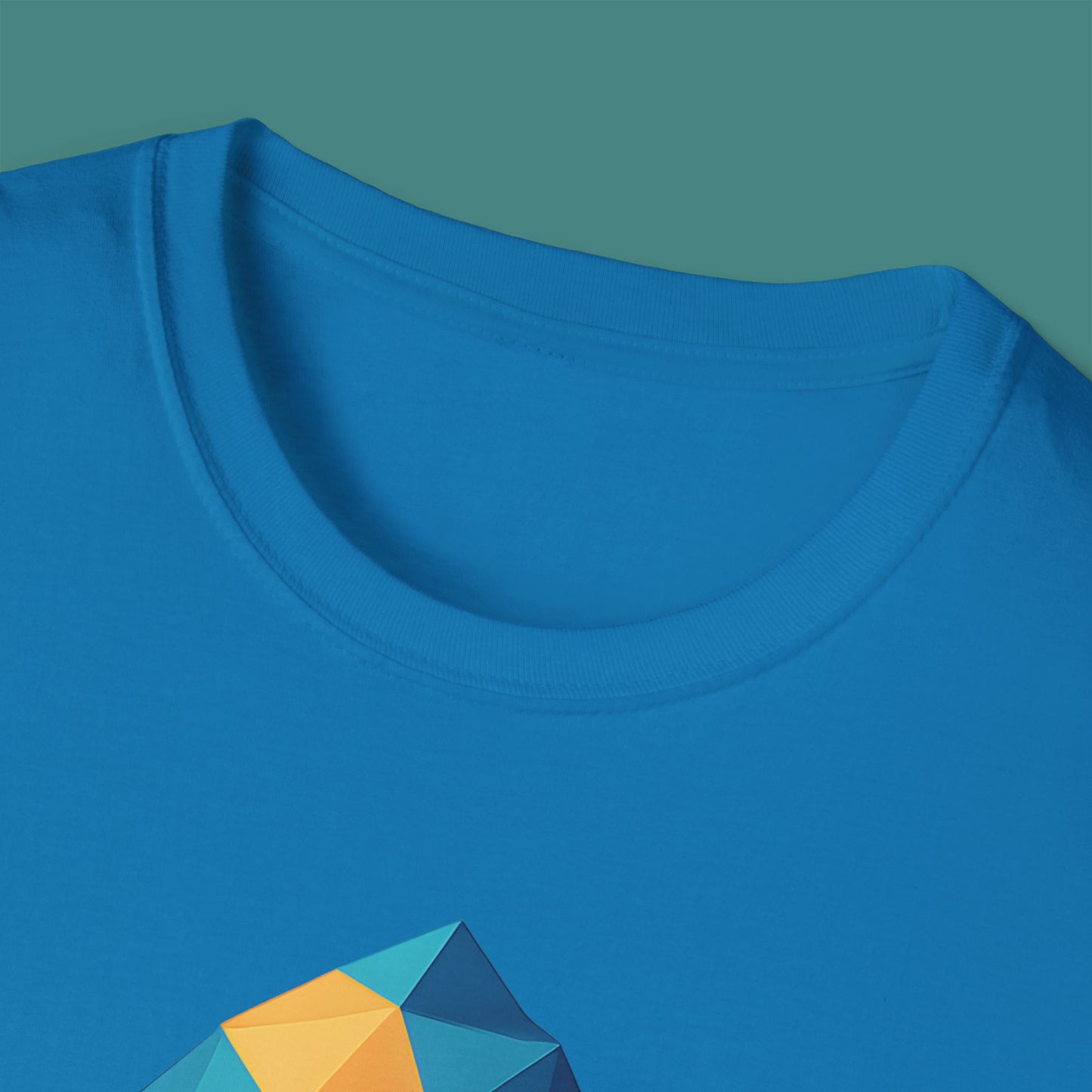 Geometric Polygon Seahorse Unisex T-Shirt
