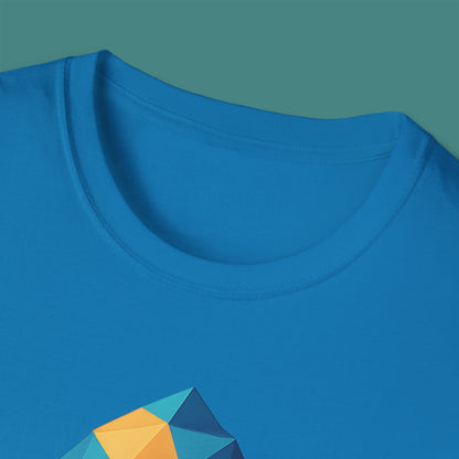 Geometric Polygon Seahorse Unisex T-Shirt