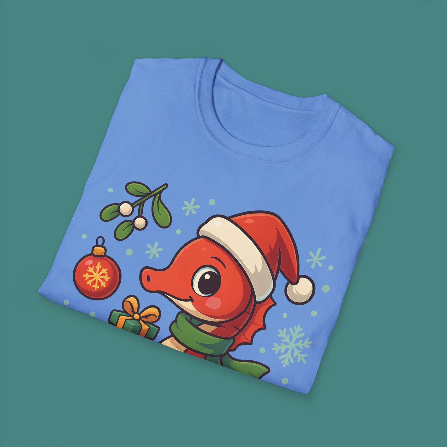 Christmas Seahorse Unisex T-Shirt