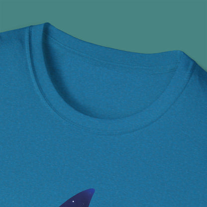 Cosmic Galaxy Shark Unisex T-Shirt