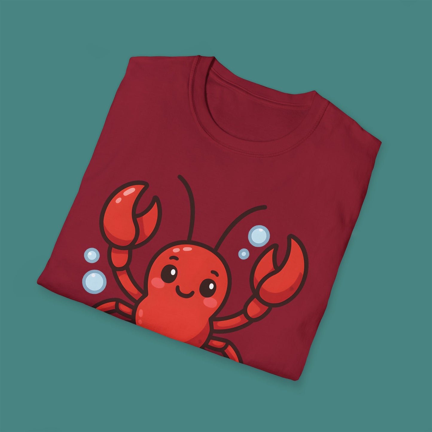 Cartoon Cute Lobster Unisex T-Shirt